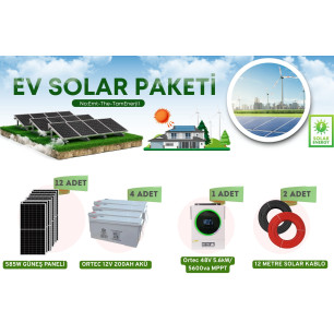 5.6Kw Tam Enerji Çözümü Güneş Enerji Seti 5.6Kw Tam Enerji Çözümü Güneş Enerji Seti